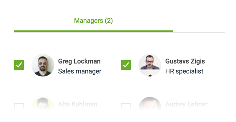 List of managers who approve timesheets in Sage HR